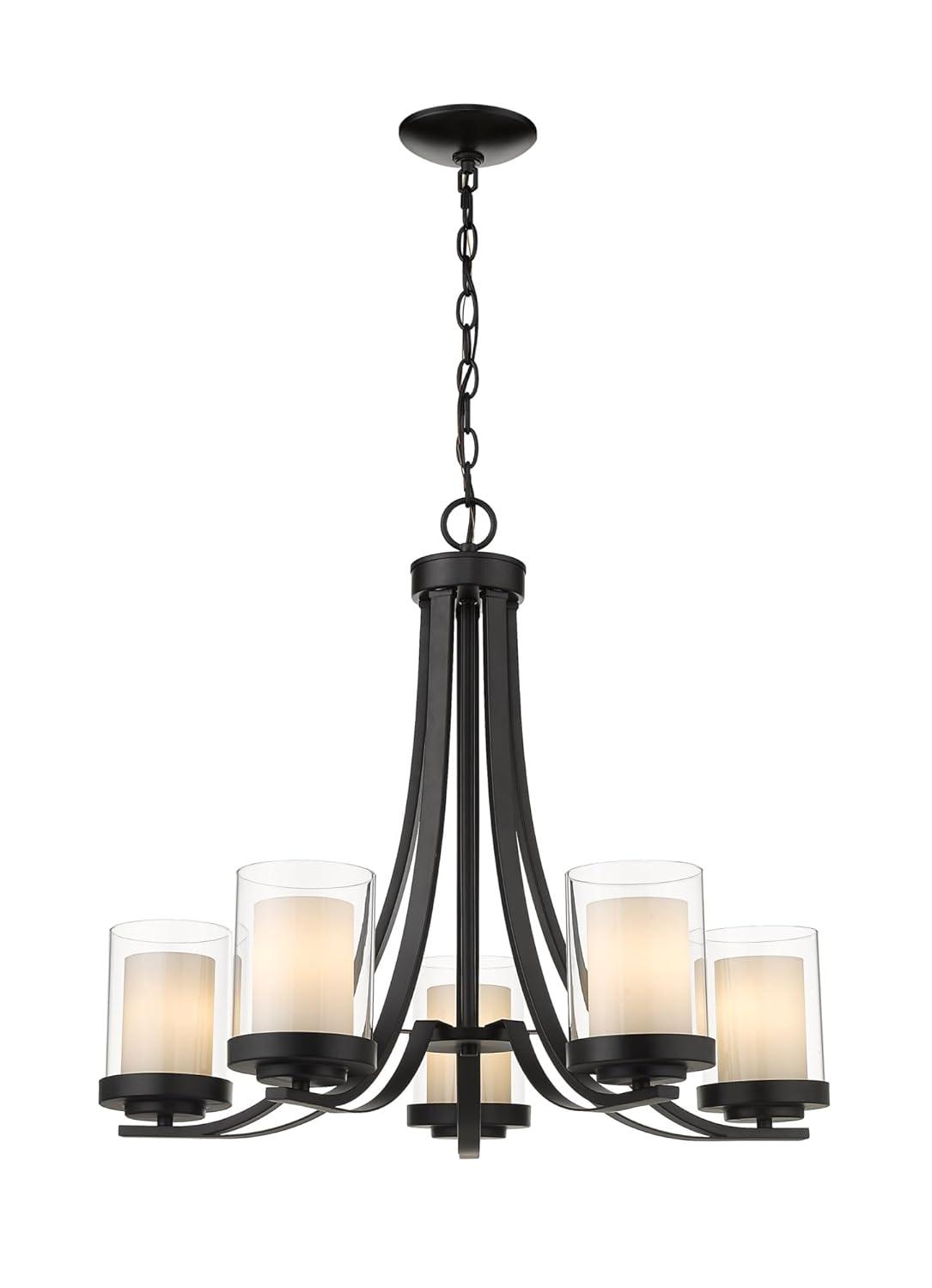 Z-Lite Willow 5 - Light Chandelier in  Olde Bronze