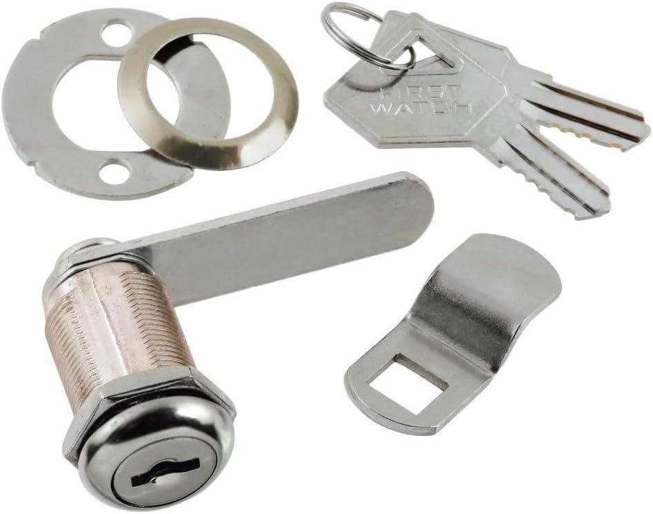 First Watch 1381 Keyed Alike 1-1/8" Keyed Utility Cam Lock For Cabinets Or Drawers -