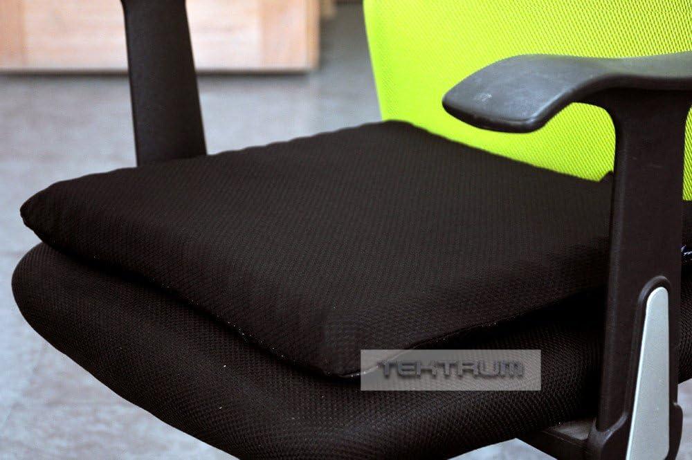 Black and Blue Orthopedic Gel Seat Cushion with Handle