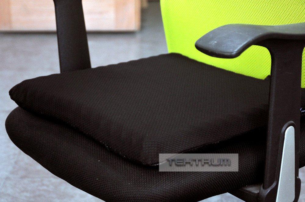 Black and Blue Orthopedic Gel Seat Cushion with Handle