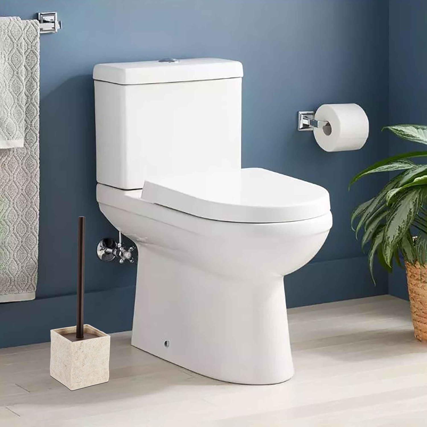 Evideco Evideco Resin Toilet Brush And Holder