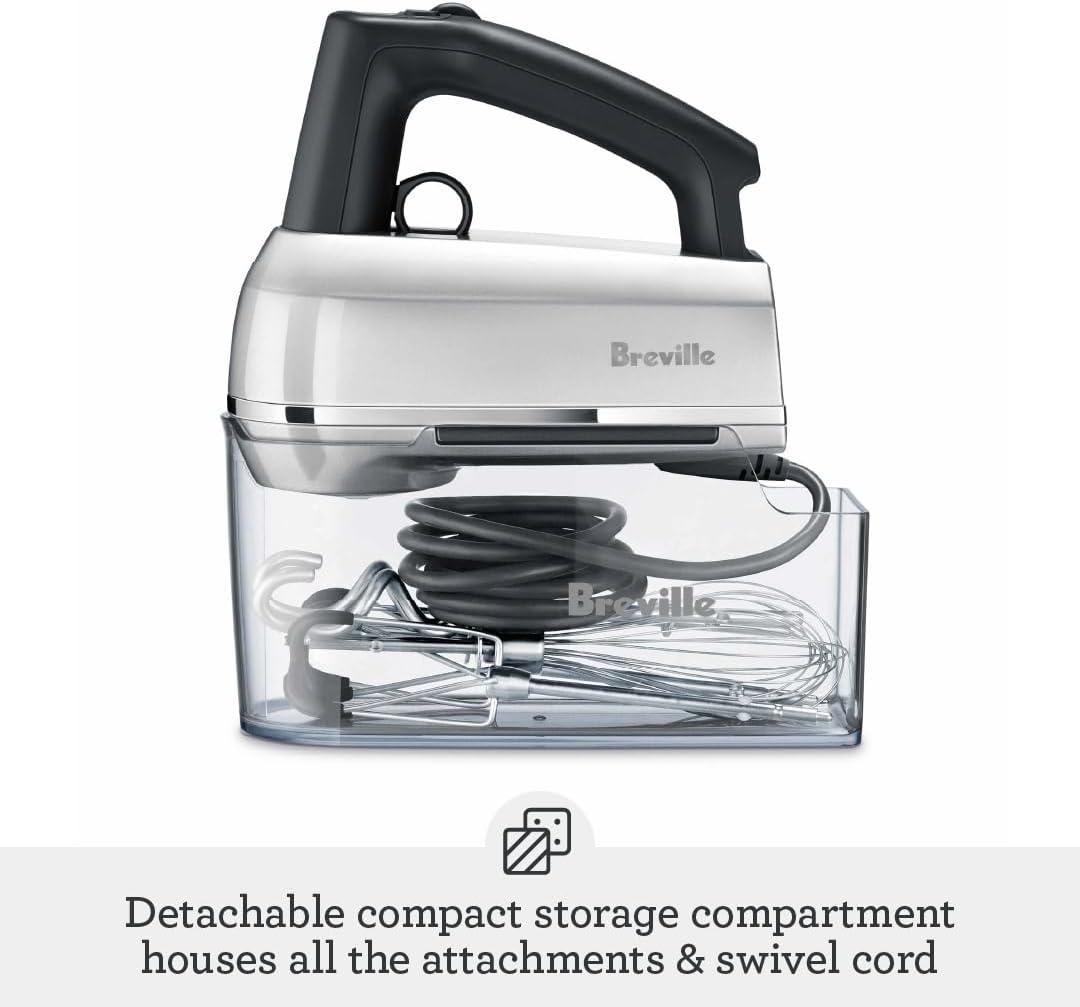 Breville ® Handy Mix Scraper ™ 9-Speed Hand Mixer in Silver