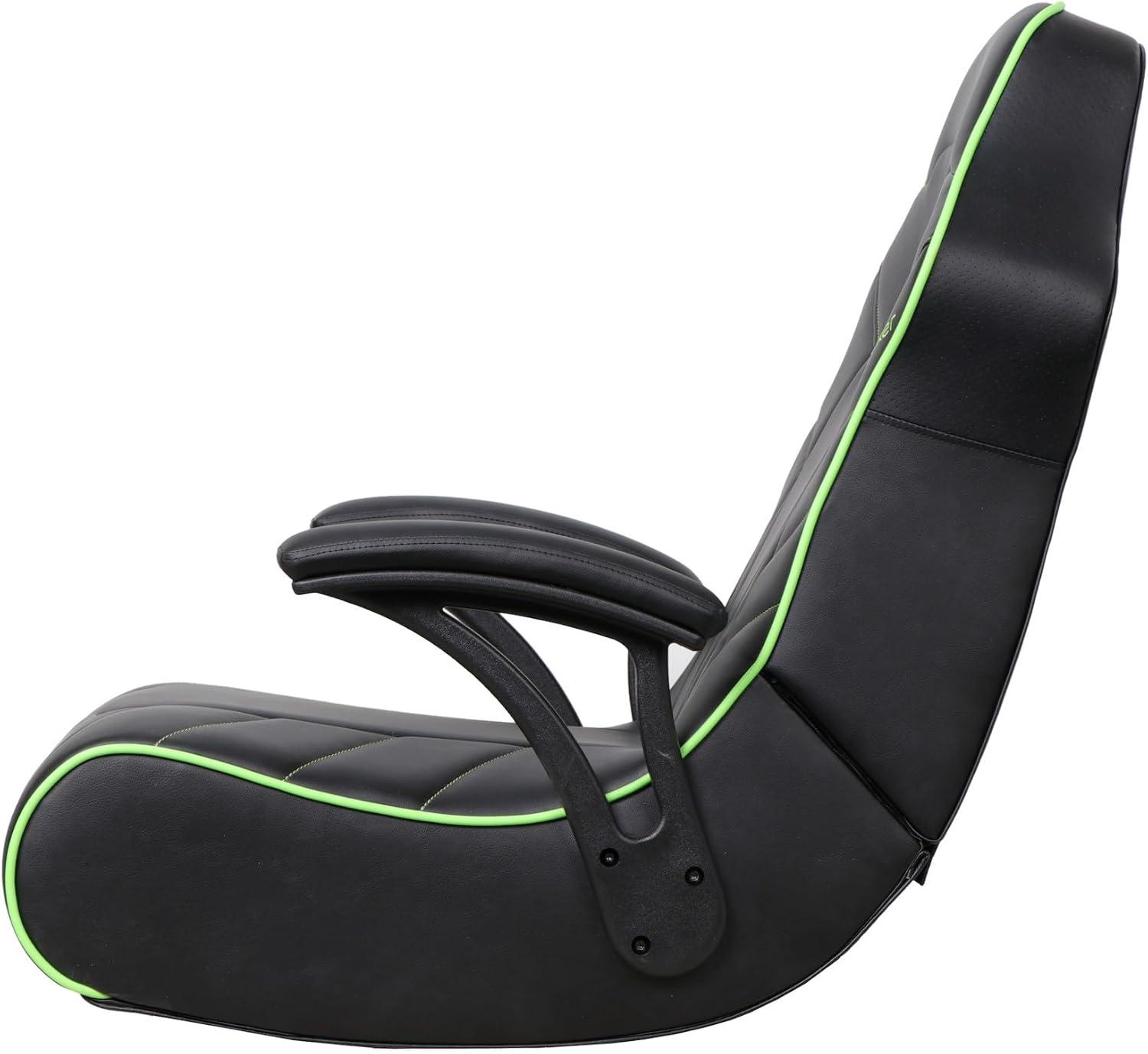 X Rocker Video Gaming Floor Rocker Chair, Built-in Audio, College Dorm Essentials for Guys and Girls, Gamers, Bedroom, Dorm Room Essentials, Foldable
