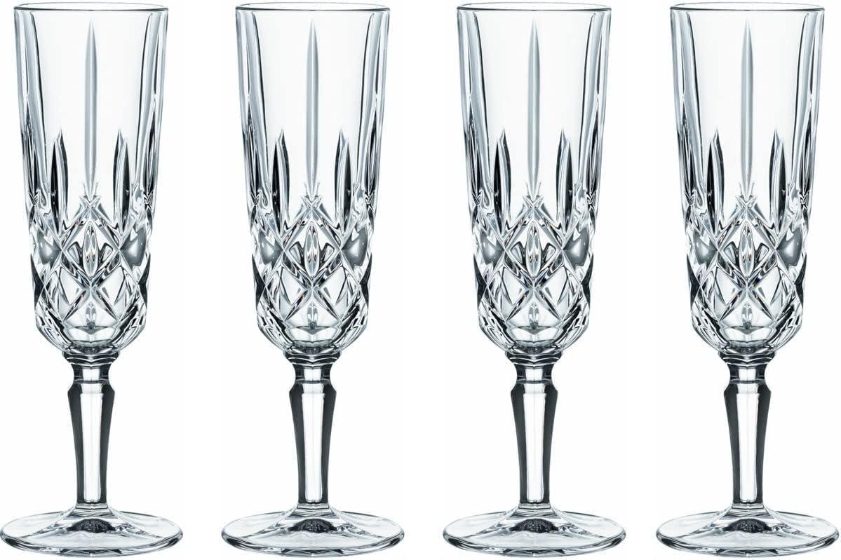 Nachtmann Noblesse 8-Inch Crystal Champagne Flutes Set