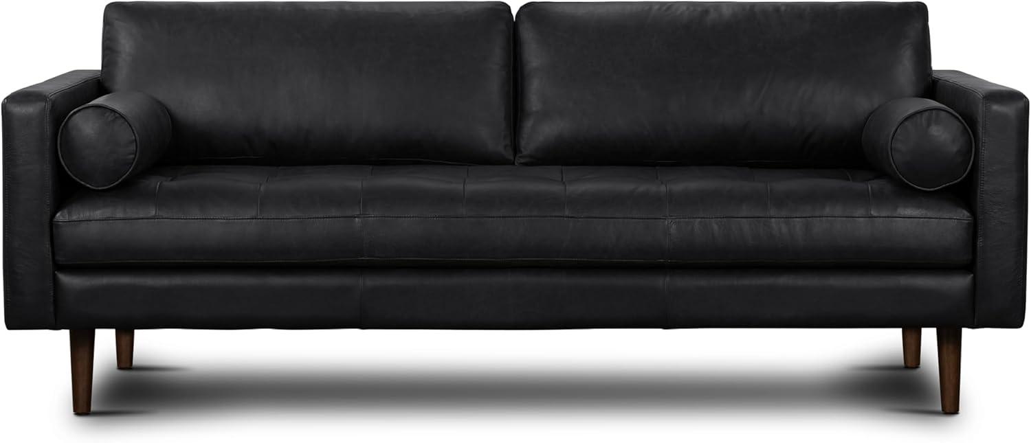 Athan Full-Grain Italian Genuine Leather Bench
