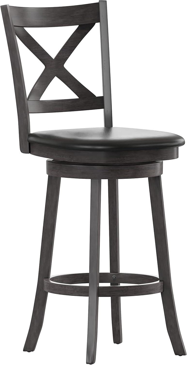 Francis Classic Crossback Wooden Swivel Dining Stool