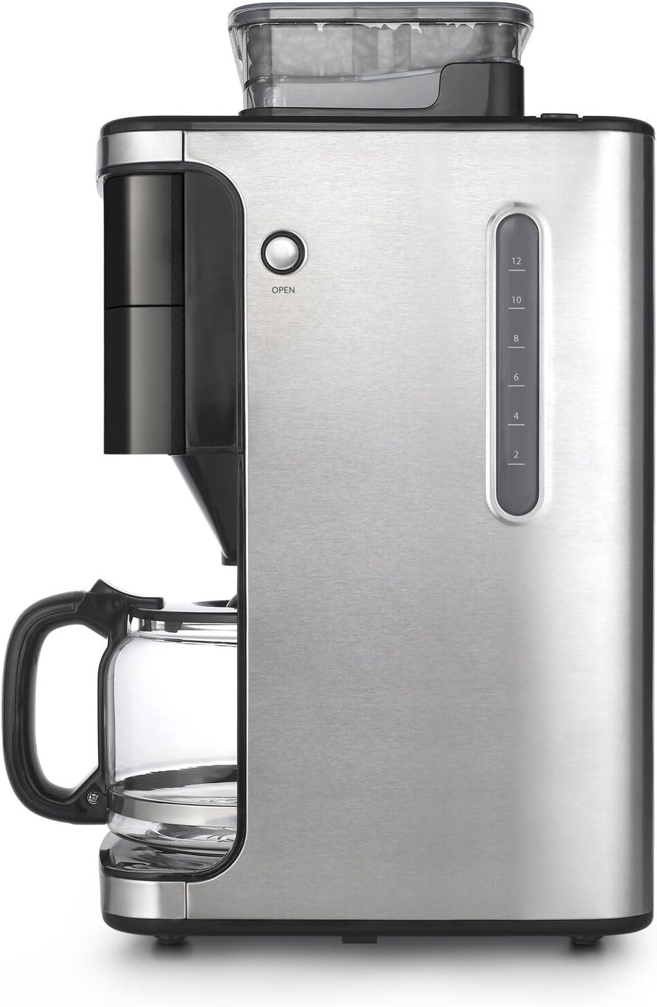 Smarter iCoffee Brew Smart Coffee Maker and Grinder with App, 3 Panels (Cream, Black, Red, New)