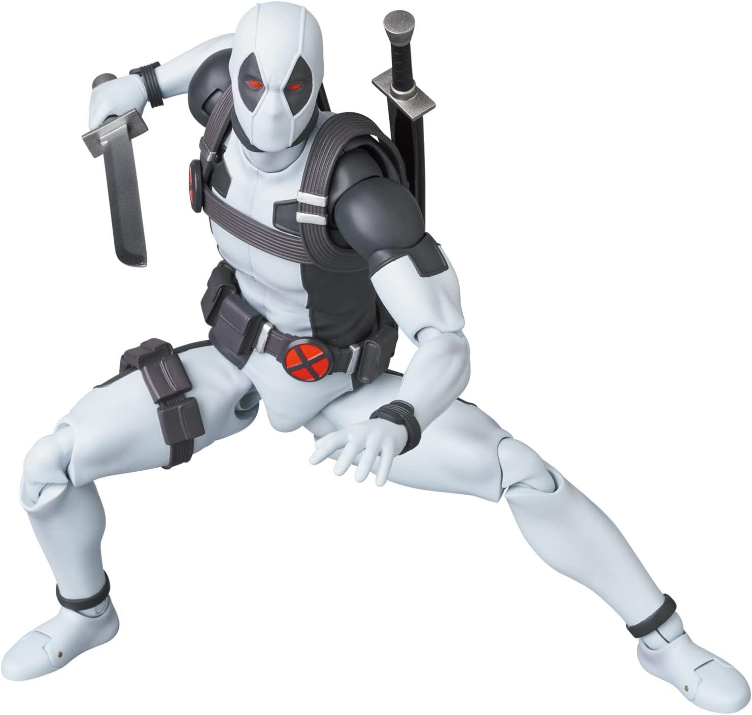 Deadpool X-Force Gray and Black Action Figure with Swords