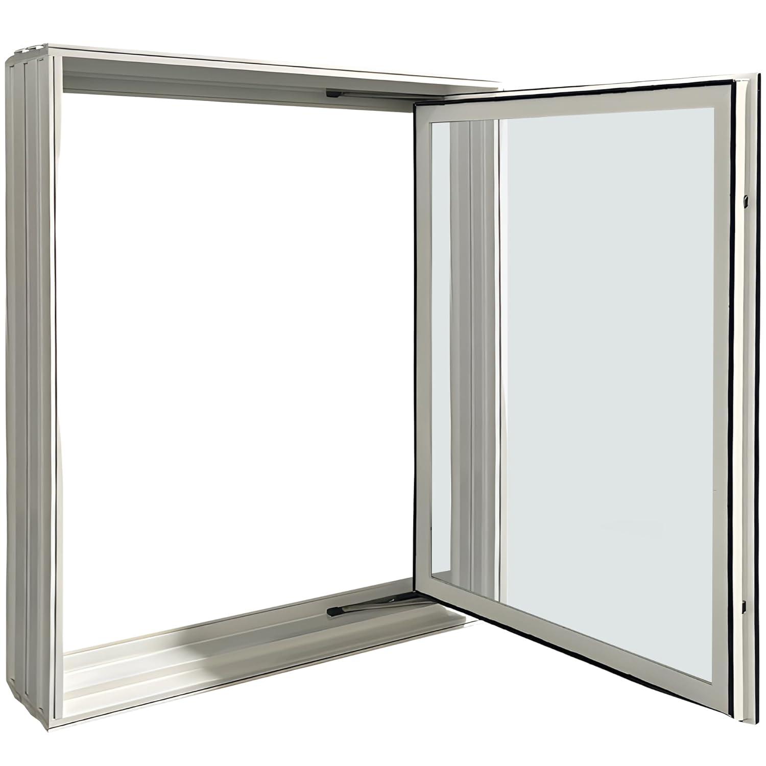 White Vinyl 36" x 36" In-Swing Casement Egress Window