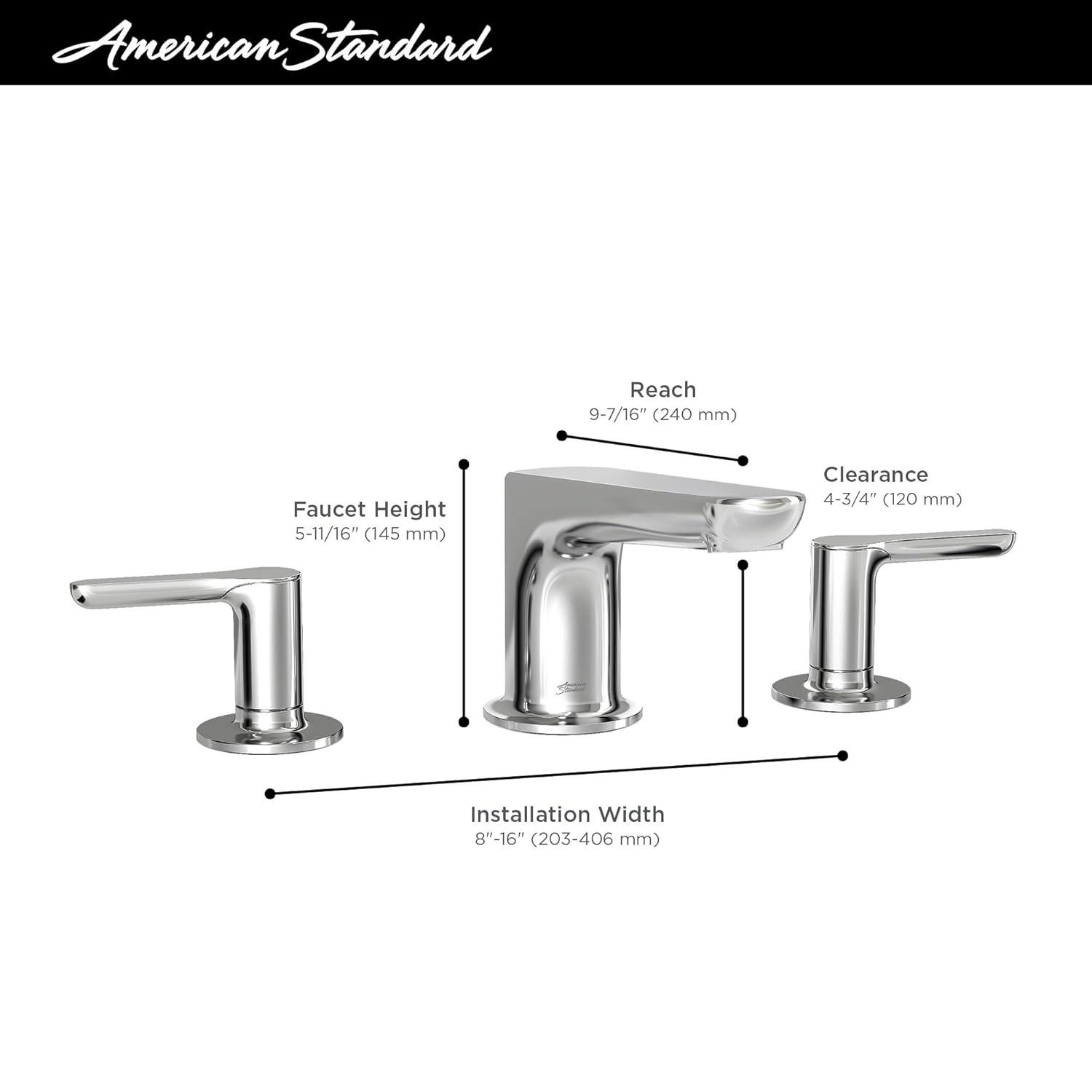 American Standard Studio S 2-Handle Deck-Mount Roman Tub Faucet for Flash Rough-in Valves in Brushed Nickel
