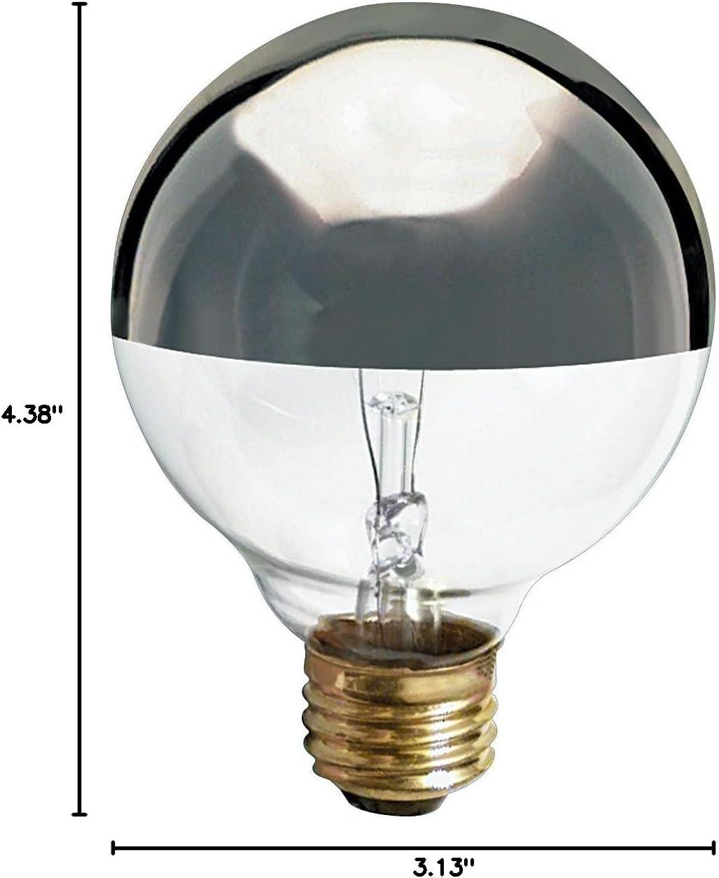 Silver Crown Frosted G25 Decorative Dimmable Light Bulb