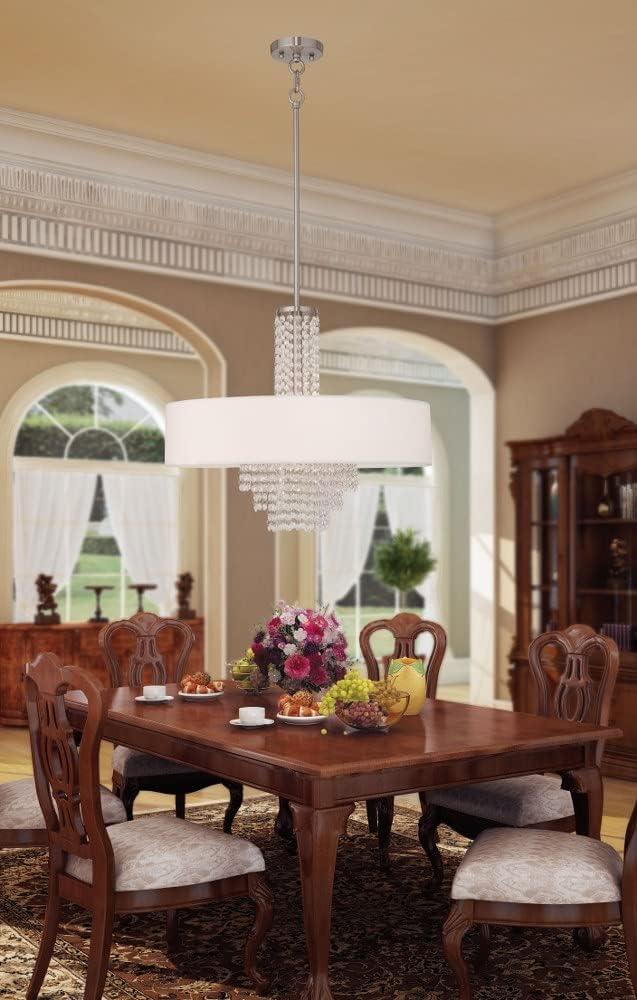 Livex Lighting Carlisle 5 - Light Pendant in  Brushed Nickel