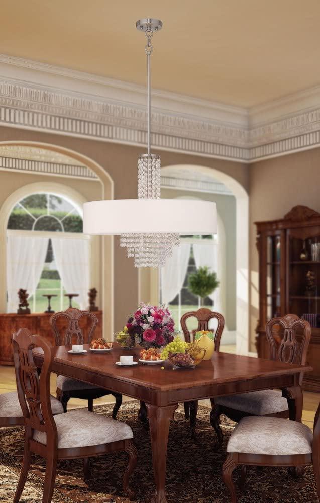 Livex Lighting Carlisle 5 - Light Pendant in  Brushed Nickel