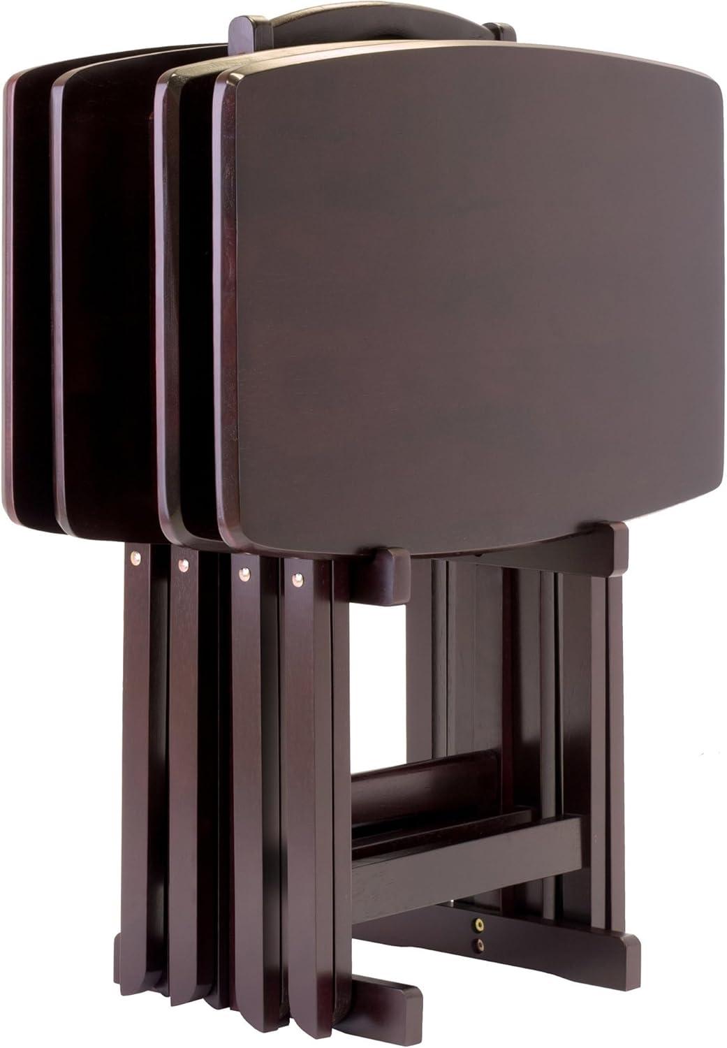 2pc Cade Oversize Oblong Snack Table Coffee - Winsome: No Assembly, Wood Frame, 25lb Capacity