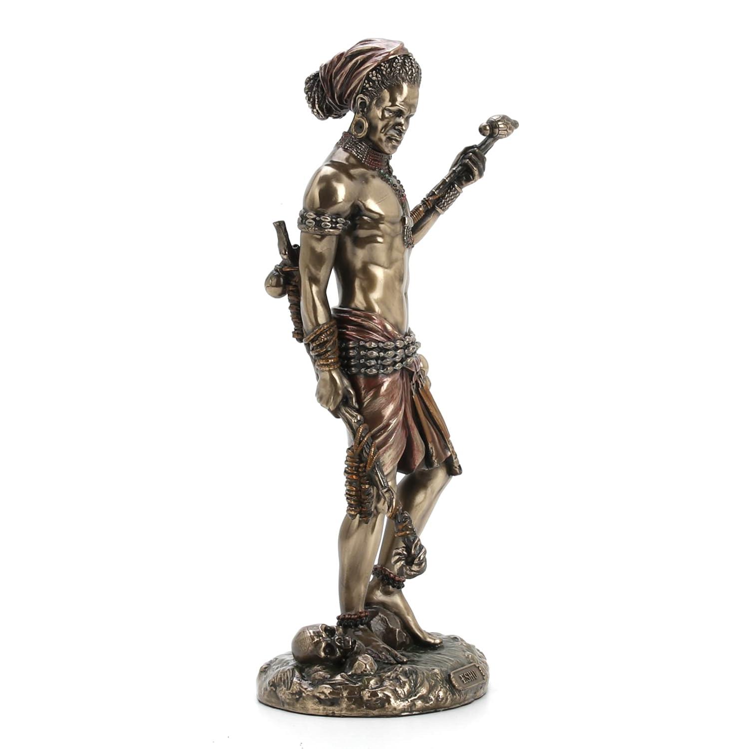 Veronese Design 8.5" Eshu The Divine Trickster God of The Yoruba Cold Cast Resin Antique Bronze Finish Statue