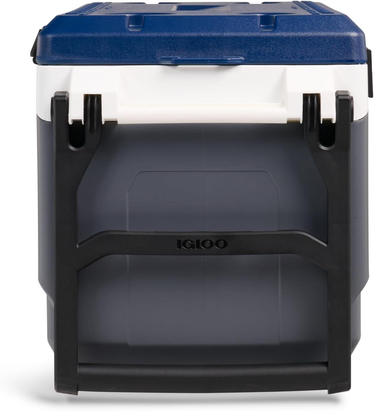 Igloo 90 Qt Carbonite Wheeled Cooler with Handle