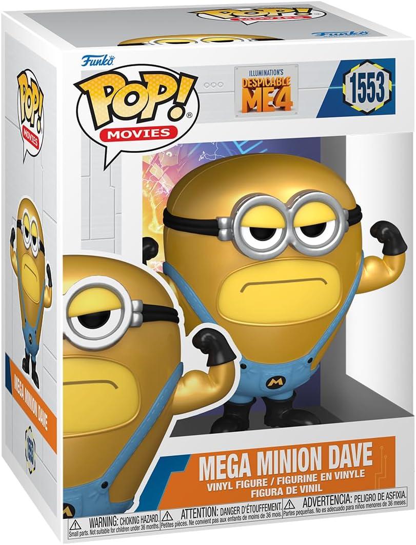 Funko POP! Movies: Despicable Me 4 Mega Minion Dave Vinyl Figure