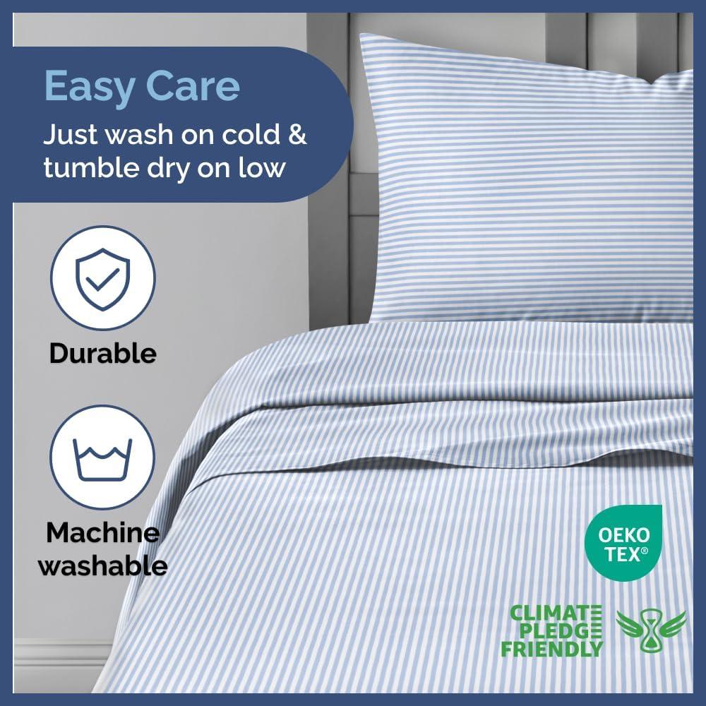 CGK Linens 4 Piece Kids Microfiber Sheet Set - Wrinkle Free - Cute, Cozy, Soft