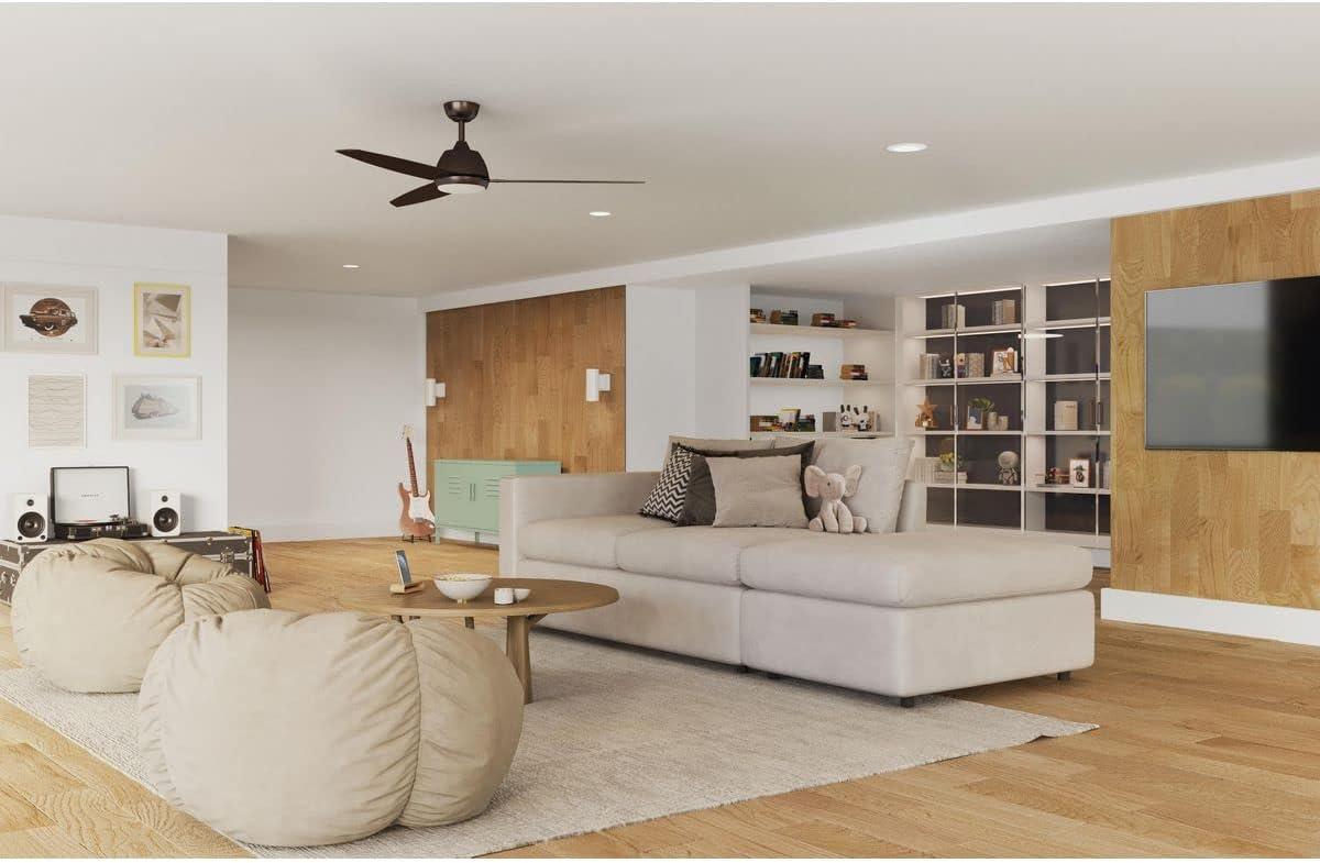 Progress Lighting - 60``Ceiling Fan - Oriole - Wide - Ceiling Fan - 1 Light -