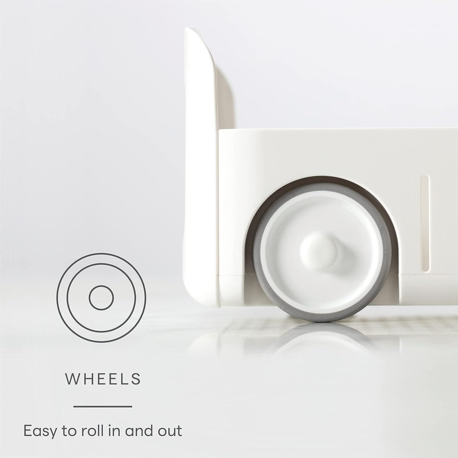 YouCopia® YouCopia® RollOut® Under Sink Caddy, 5", Rolling Organizer Bin with Adjustable Dividers