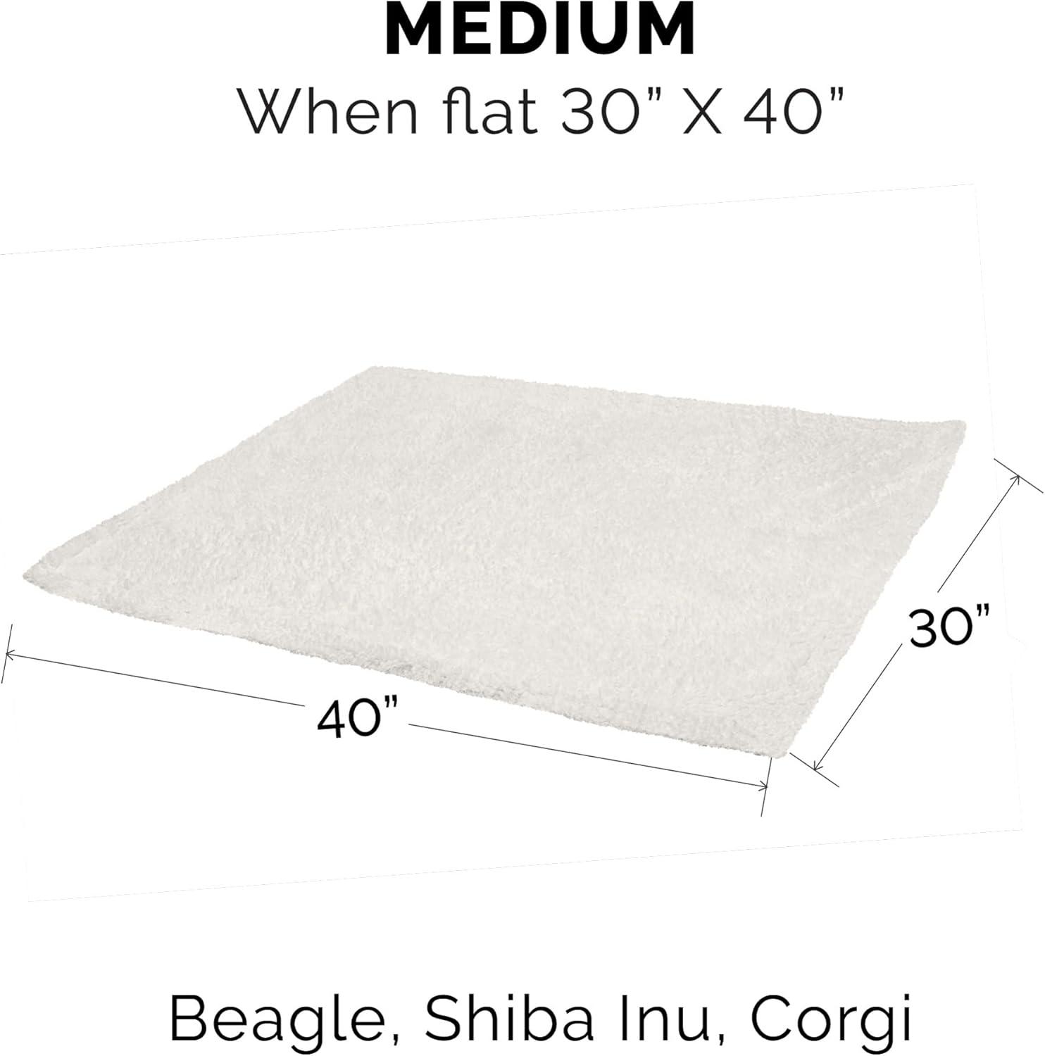 FurHaven Snuggly & Warm Soft-Edge Warming Waterproof Blanket