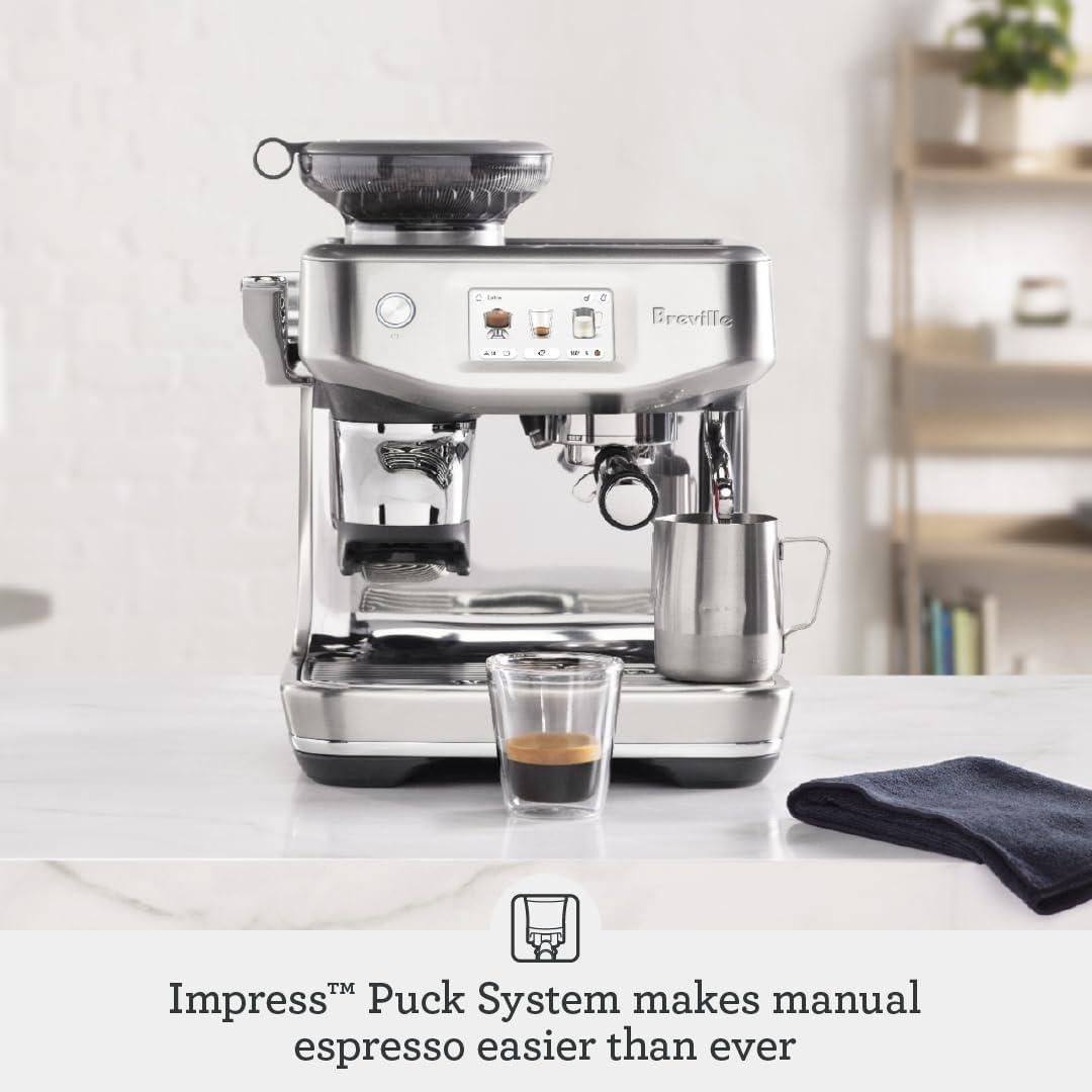 Breville ® Barista Touch ™ Impress Espresso Machine in Damson Blue
