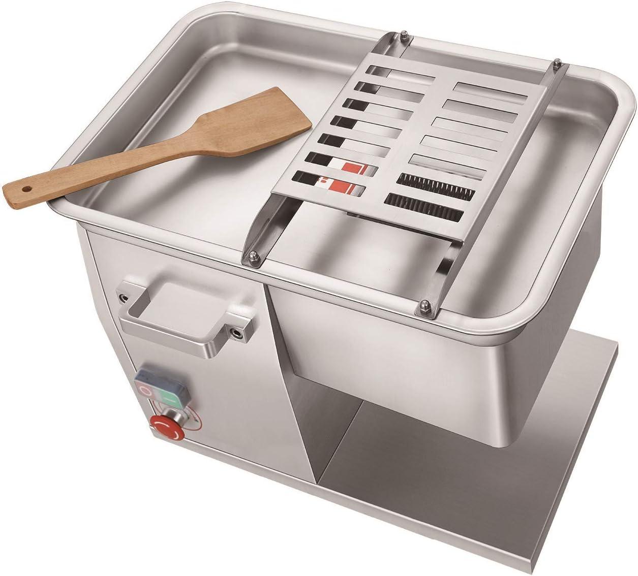 KWS SL-48 1320W 1.8HP Electric Stainless Steel Fresh Meat Cutter for Restaurant/Deli/Butcher Shop (13mm)(Blade Thickness Variation Available)