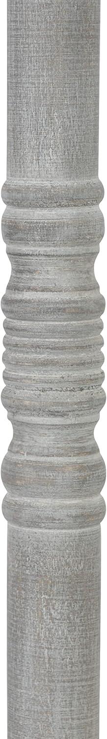 Kate and Laurel Bellport Square Wood Drink Table, 10x10x22, Gray