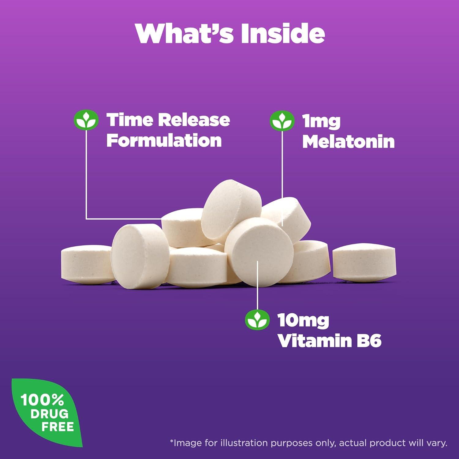 Natrol Dietary Supplements Melatonin Time Release 1 mg Tablet 90ct.