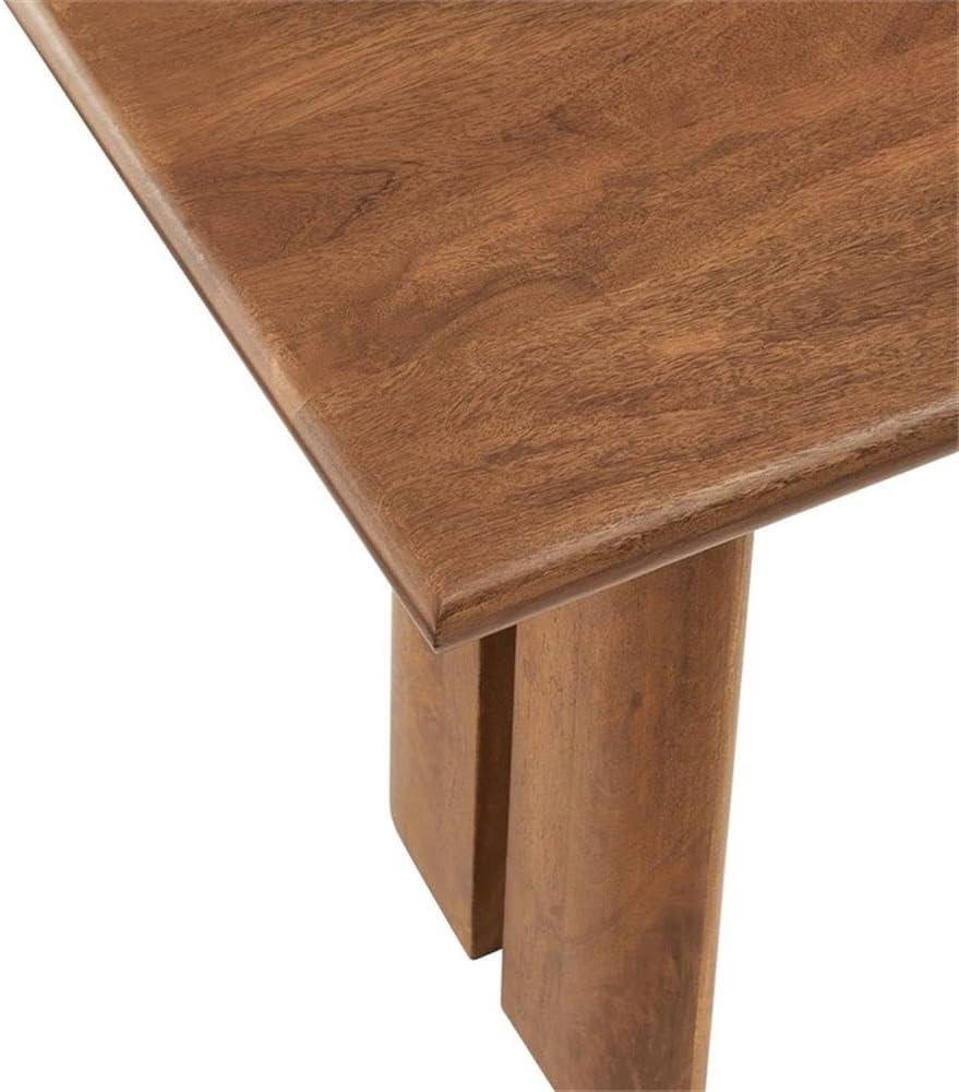 Modway Amistad 46" Solid Wood Bench, Walnut