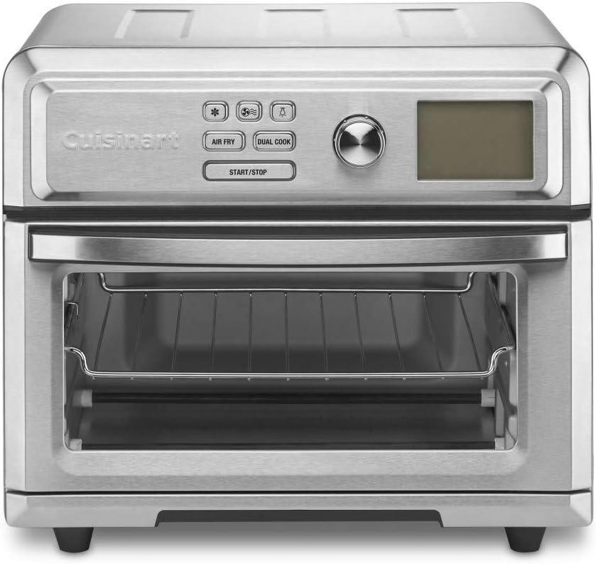 Cuisinart Digital Air Fryer Toaster Oven - Stainless Steel - TOA-65: 1800W, Adjustable Thermostat, Nonstick, 18 Qt Capacity