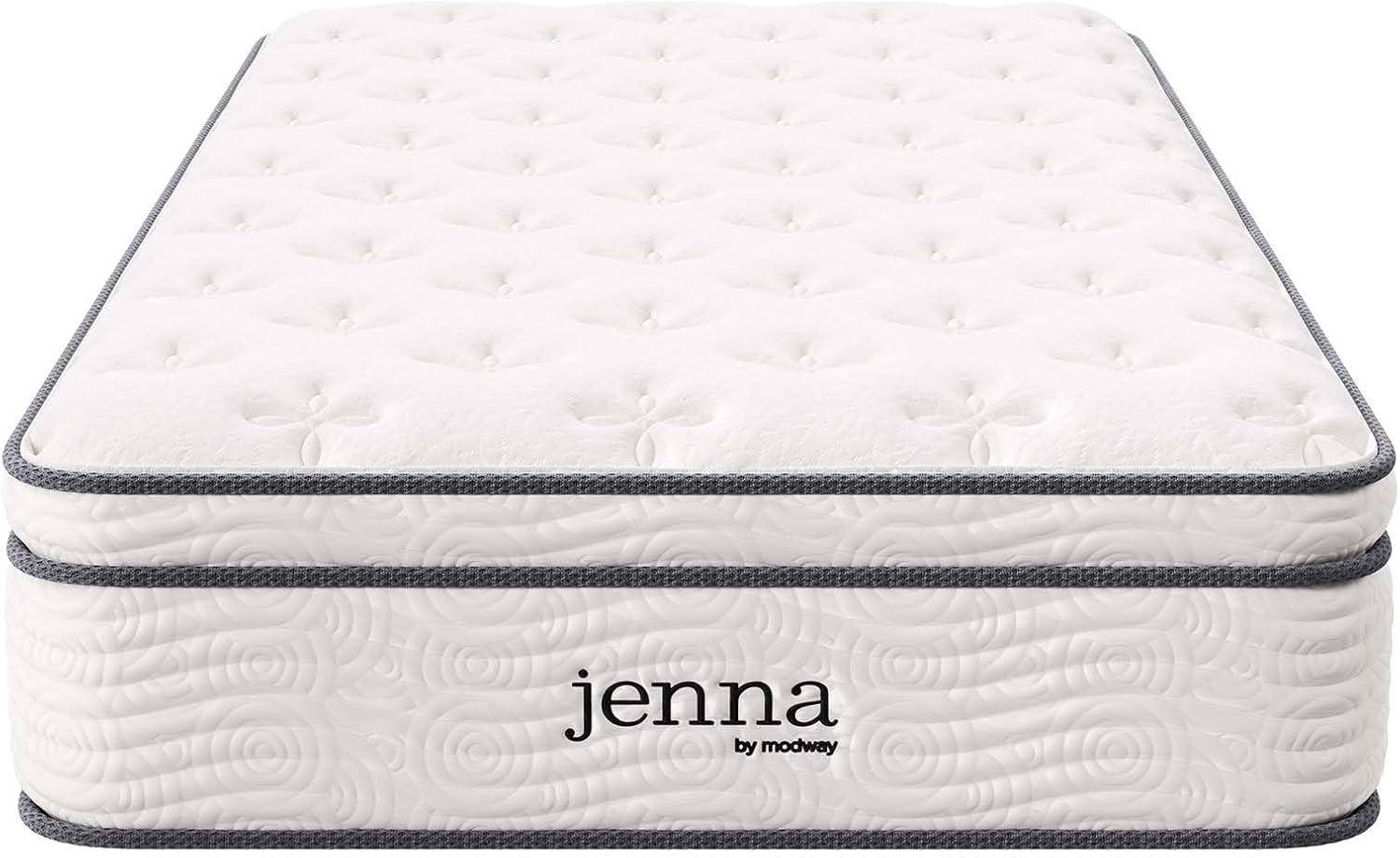 Modway Jenna 12 Inch Innerspring and Foam Twin Mattress