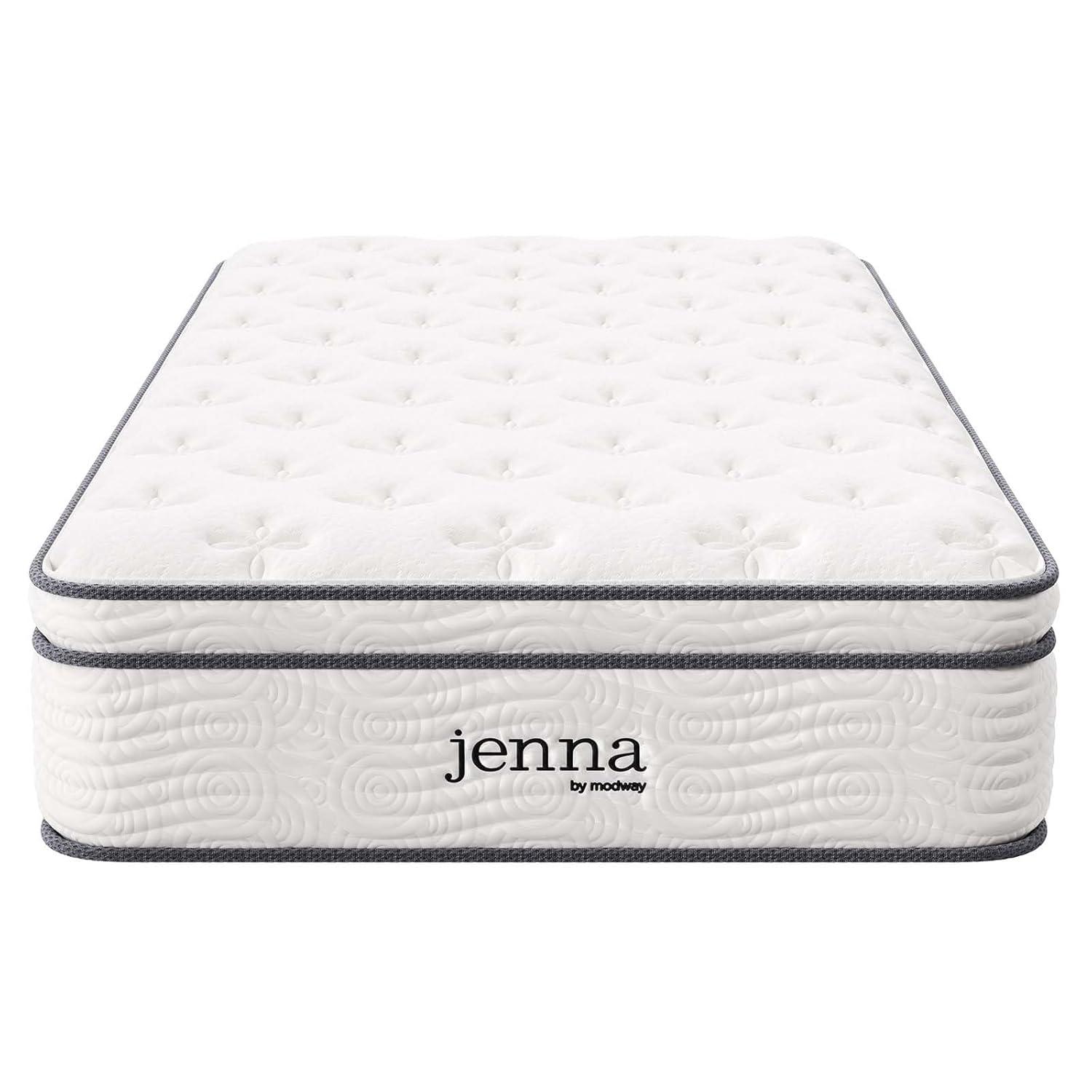 Modway Jenna 12 Inch Innerspring and Foam Twin Mattress