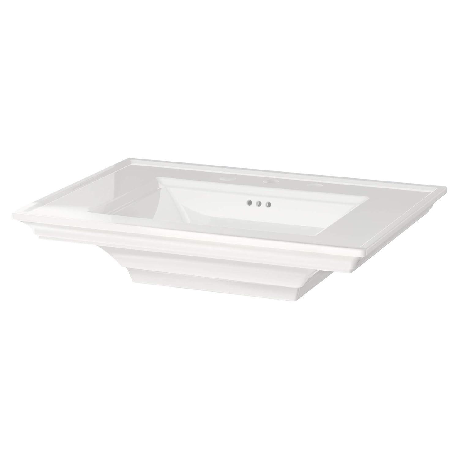 American Standard Town Square S 22.5'' Ceramic Rectangular Bathroom Sink with Overflow