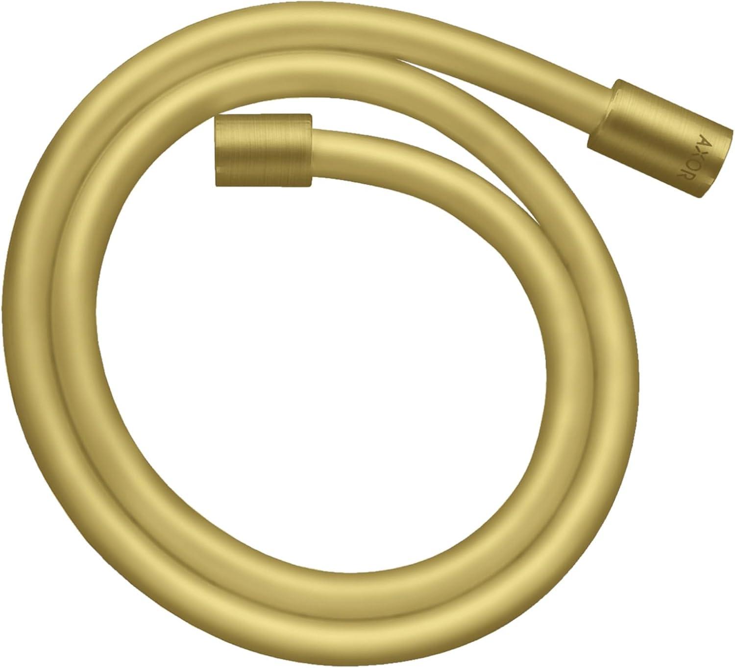 Brushed Gold Optic Handheld Shower Hose with Cylindrical Nut