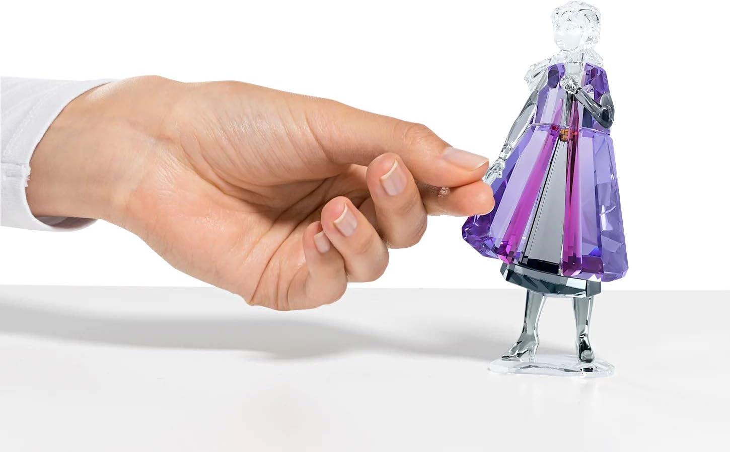 Swarovski Crystal Anna Figurine in Purple and Gray