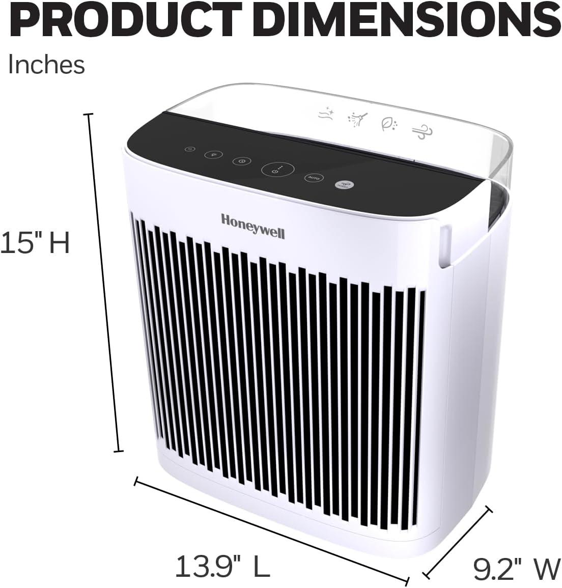 White HEPA Air Purifier with Odor Absorbing Filter