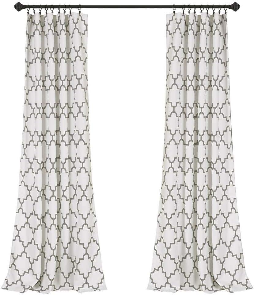Lush Decor Polyester Room Darkening Curtain Pair (Set of 2)