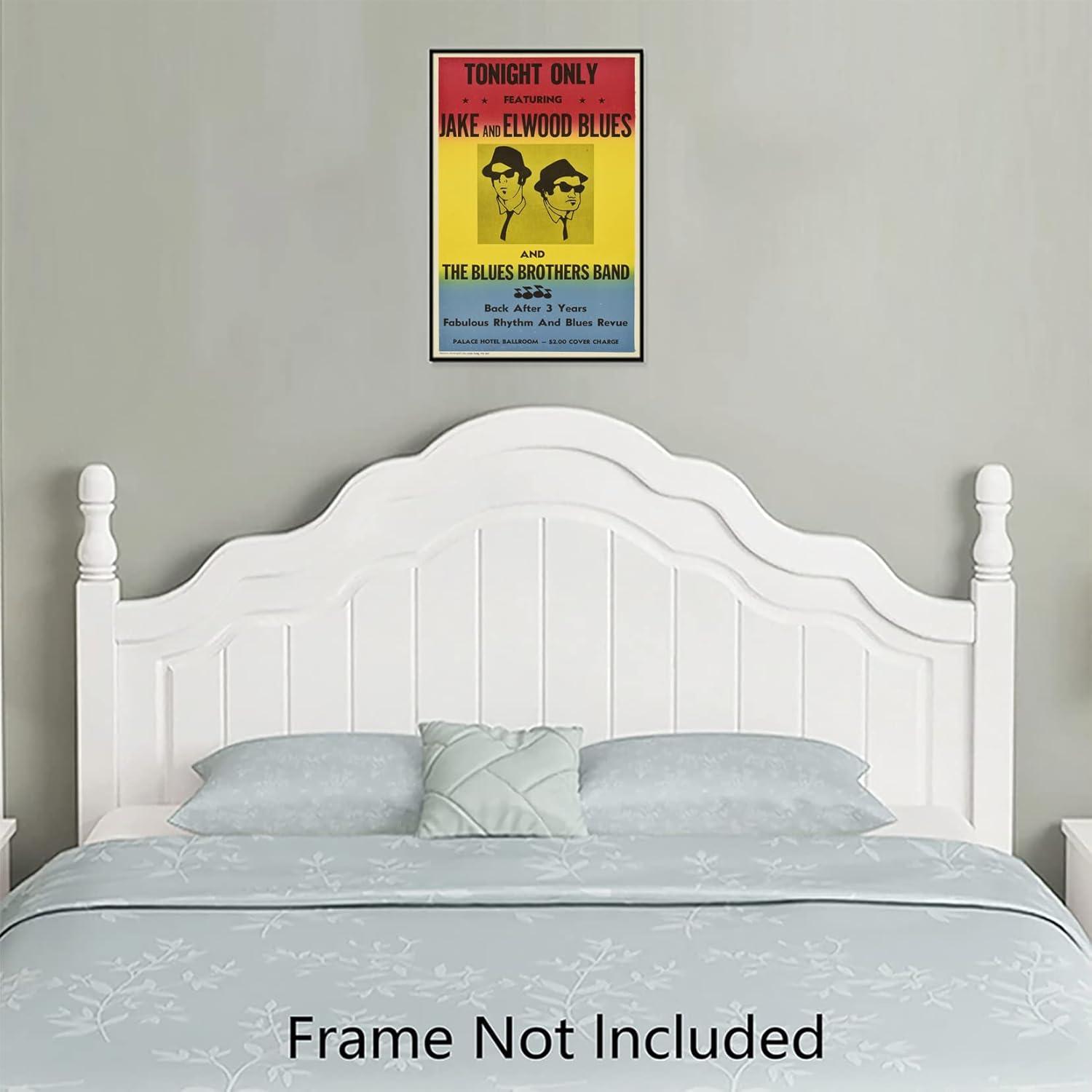 XIHOO The Blues Brothers in Concert Poster Frameless Gift 12"x 18" (30cm x 46cm)