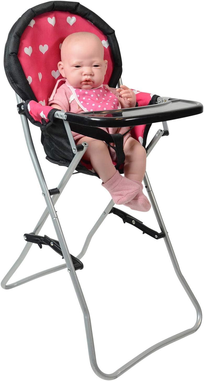 The New York Doll Collection 18 Inch Doll High Chair Pink