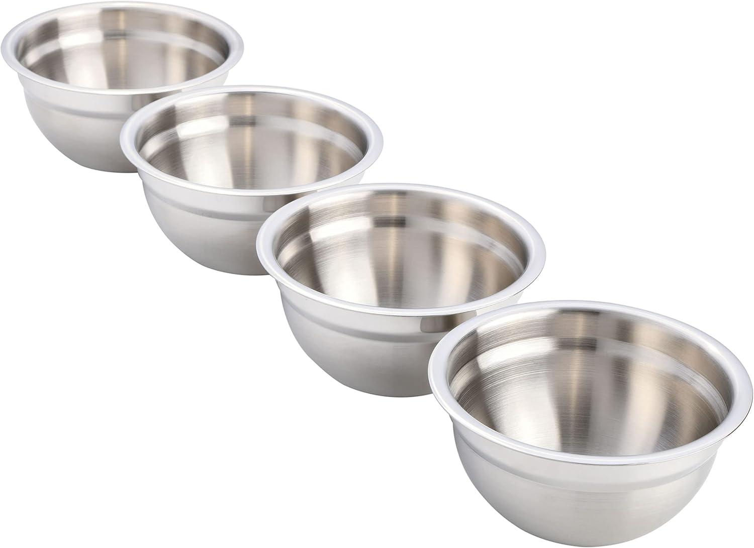 Babish 4 piece Stainless Steel Mini Prep Bowls