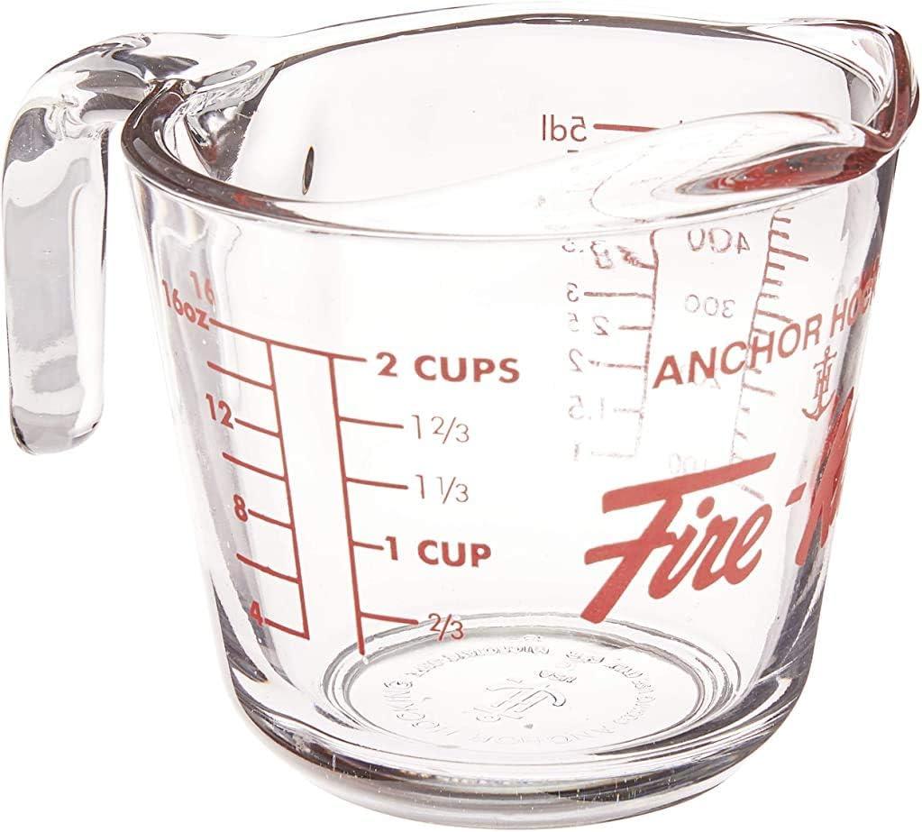 Anchor Hocking Clear Glass 2-Cup Measuring Cup