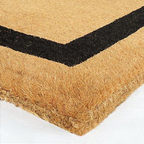 Luxurious Dense 22" x 36" Personalized Coir Outdoor Doormat