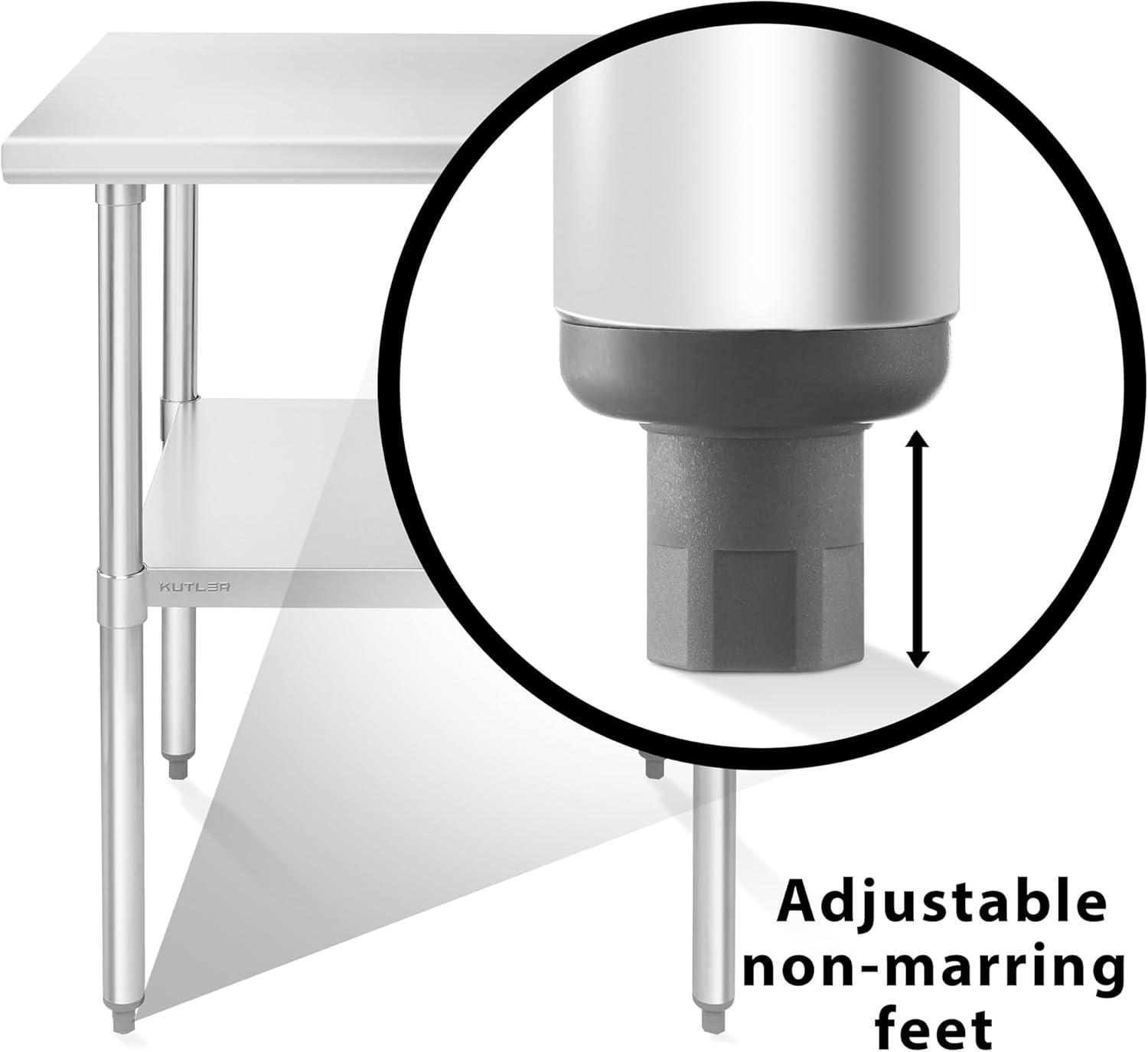 KUTLER KUTLER Stainless Steel 34.5'' H