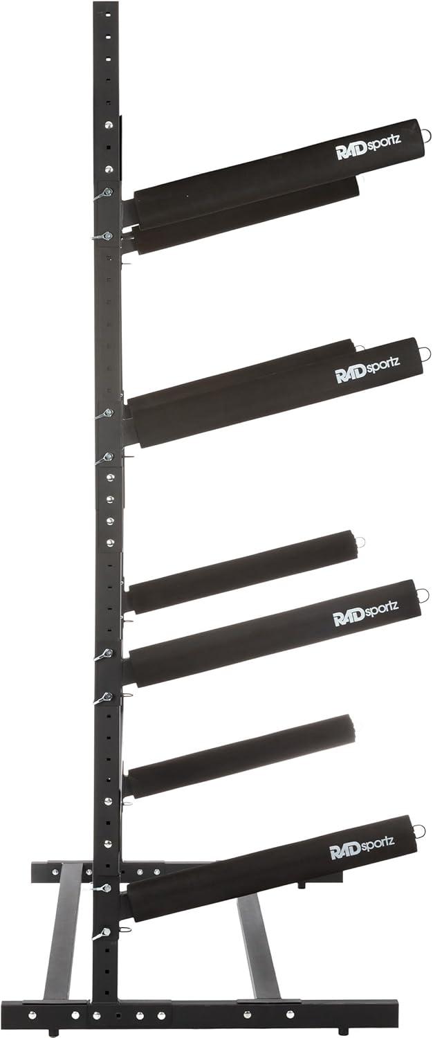 Rad Sportz 4-Level Freestanding Kayak Rack, Black