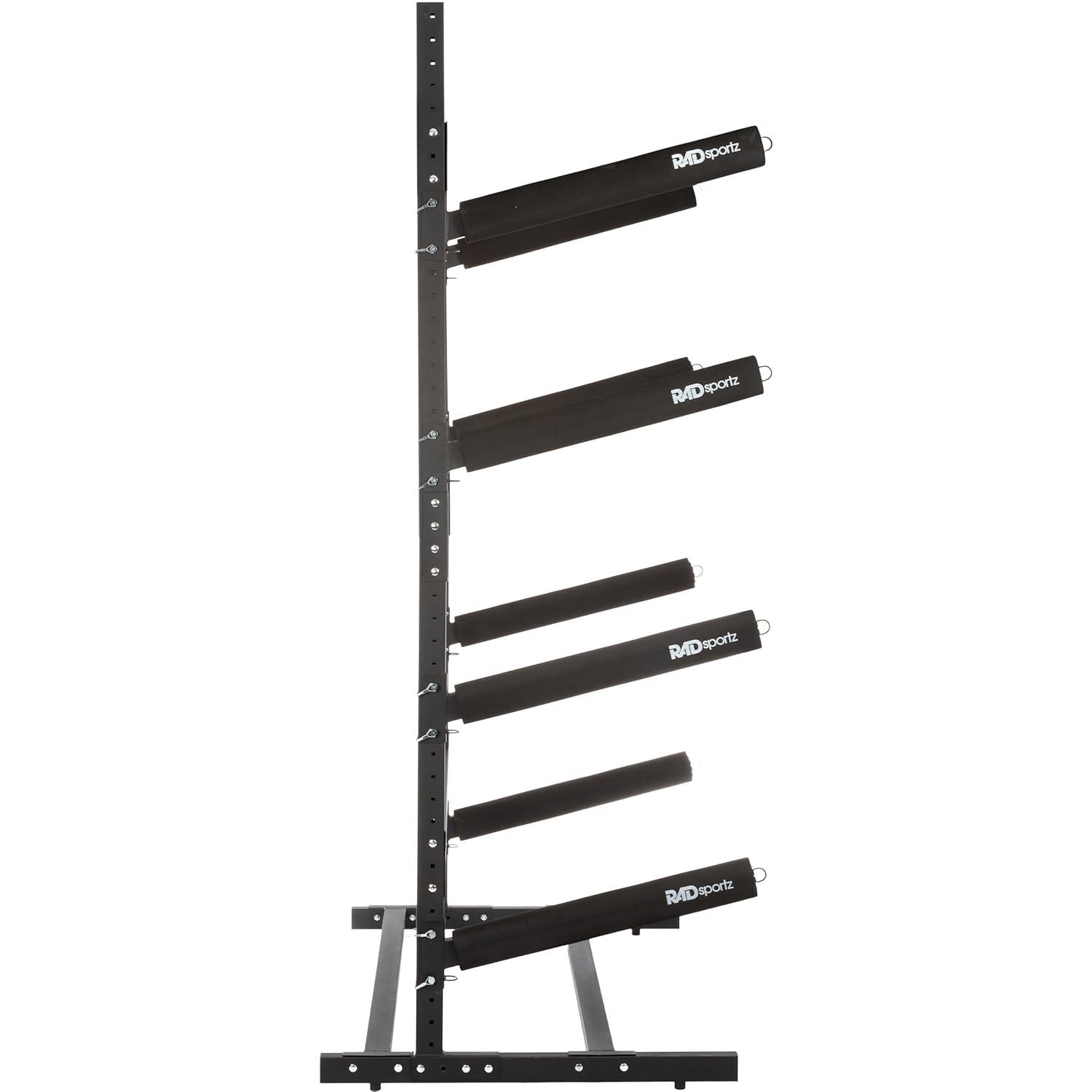 Rad Sportz 4-Level Freestanding Kayak Rack, Black