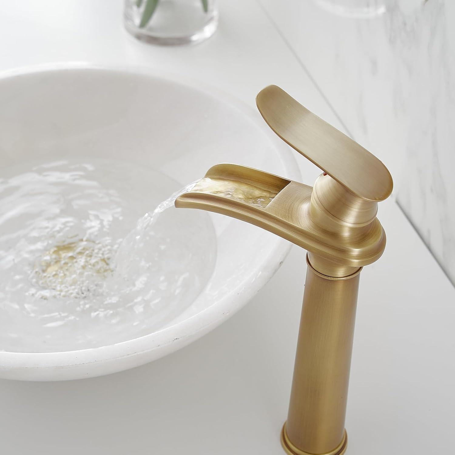 Vessel Sink Faucet Single-handle Bathroom Faucet with Drain Assembly