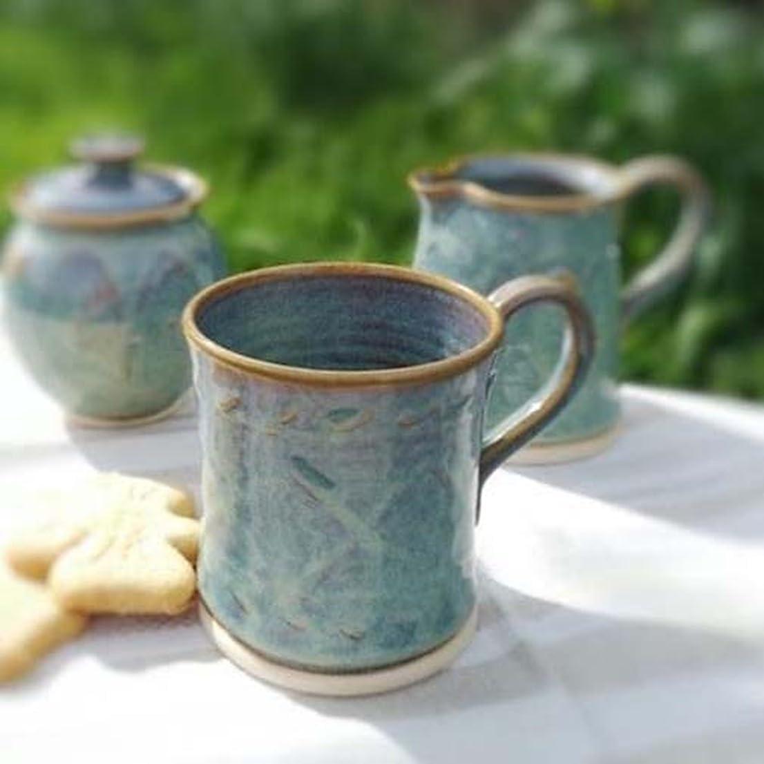 Ceramic Mug Tea Coffee Cups Stoneware Kithen Breakfast Item Housewarming Gift Kitchenware Present (Oilean Mug)