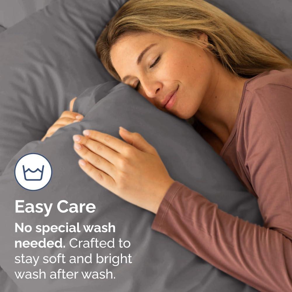 CGK Linens Soft Double Brushed Soft & Cooling Pillowcase - Set of 4