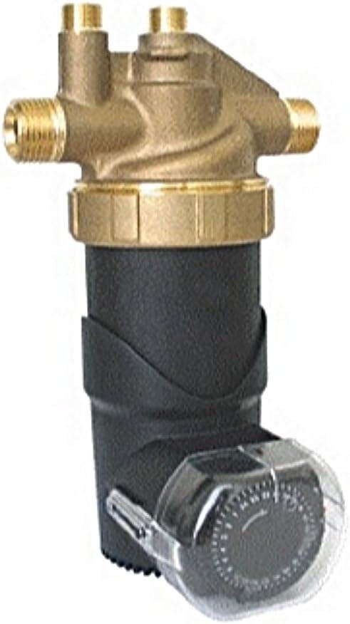 Gold and Black Brass and Plastic Potable Water Circulating Pump